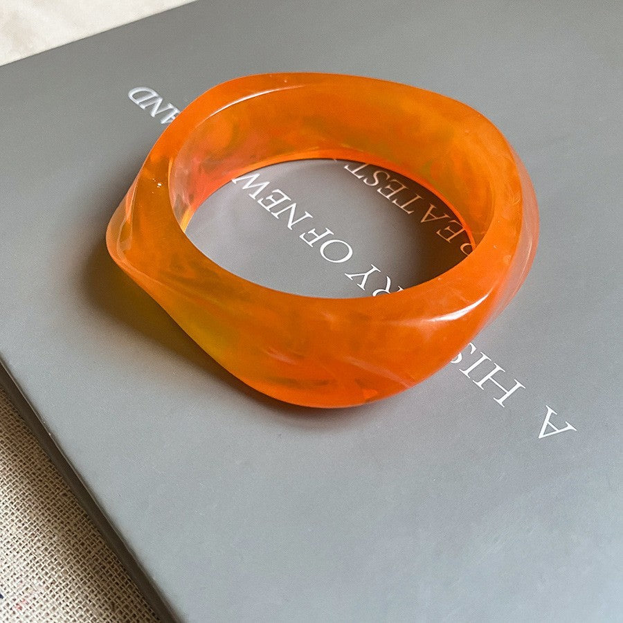 Irregular Resin Mori Style Simple Commute Light Bracelets