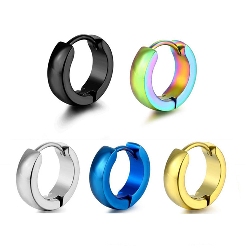 Handmade Polished High Quality Stainless Steel Unisex Spherical Arc Rings