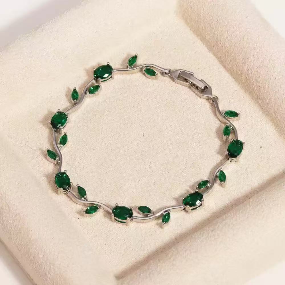Luxury Style Quality Zircon Light Full Diamond Bracelet