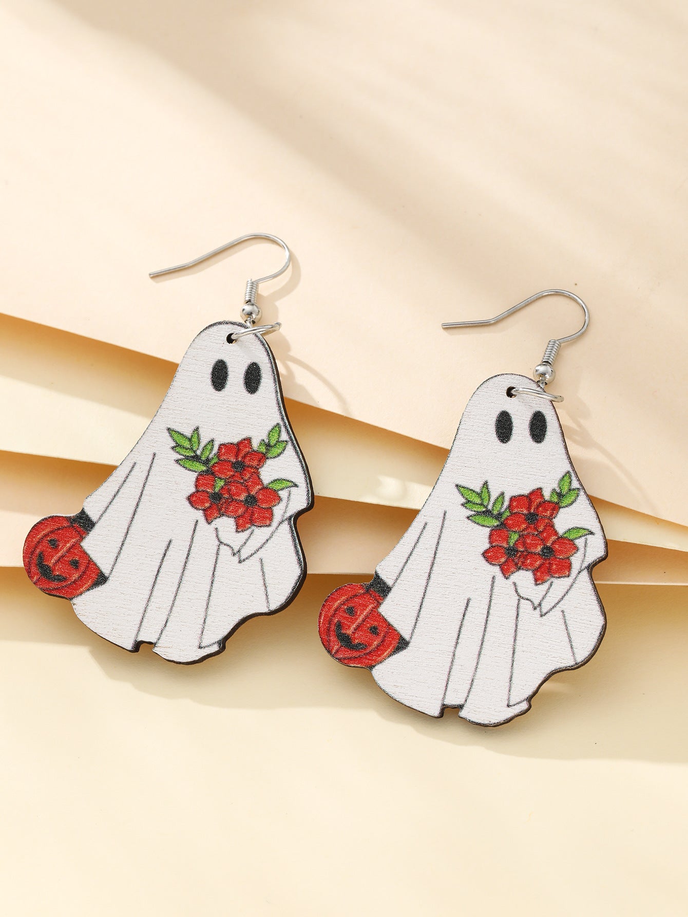 Cartoon Halloween Pumpkin Funny Personality Creative Ghost Earrings