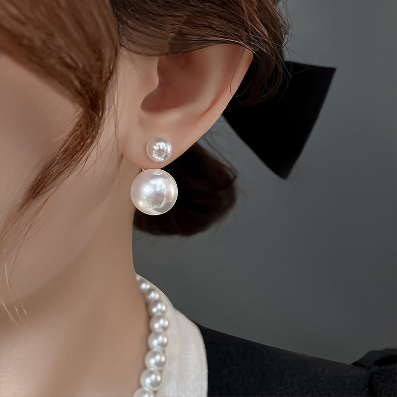 Women's Lux Pearl For Trendy Niche High-grade Refined Stud Earrings