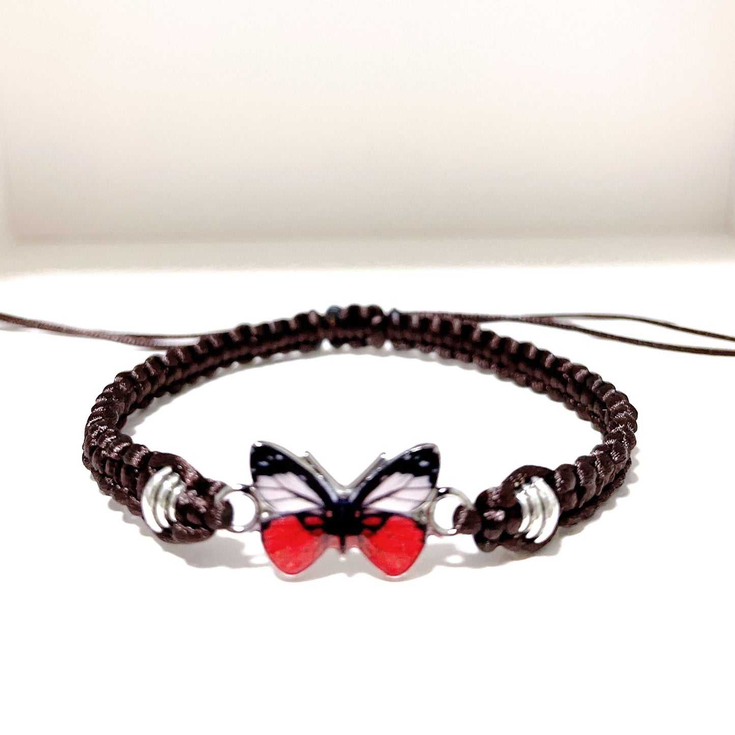Multicolor Butterfly Couple Adjustable Fashion Friendship Bracelets