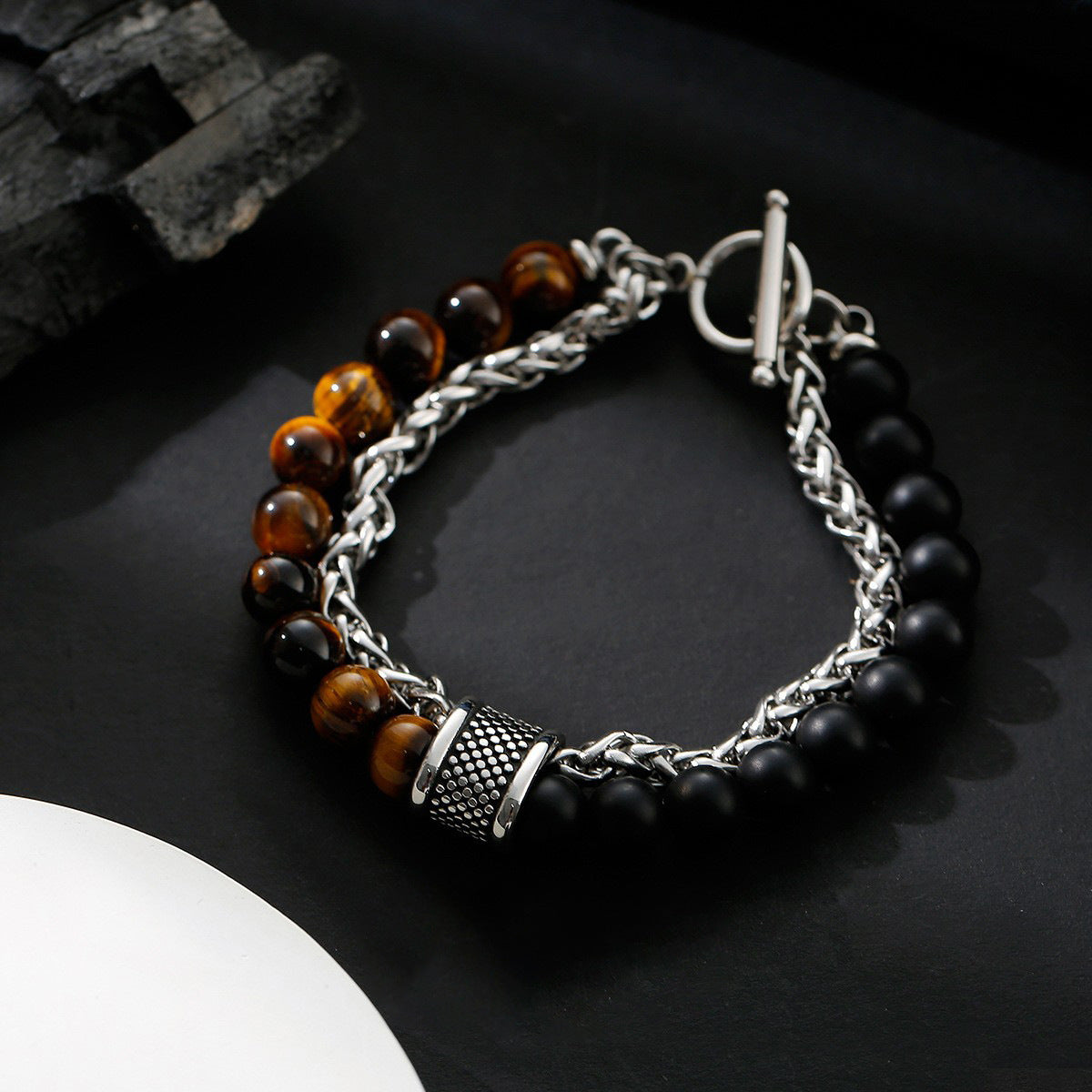 Men's Fashionable High-grade Trendy Personality Lucky Beads Bracelets