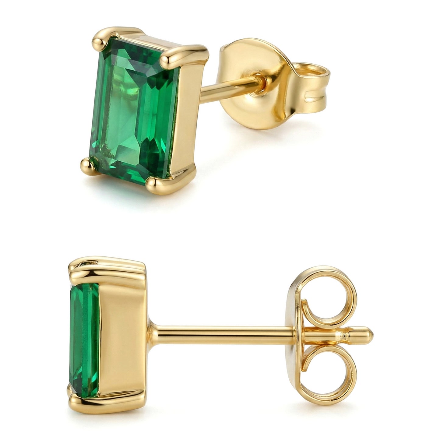 Women's & Men's Material Finely Inlaid Niche High Sense Basic Stud Earrings
