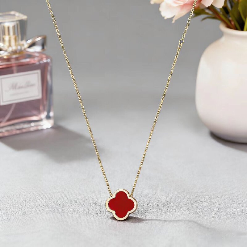 Women's Four-leaf Clover Lucky Titanium Steel Necklace