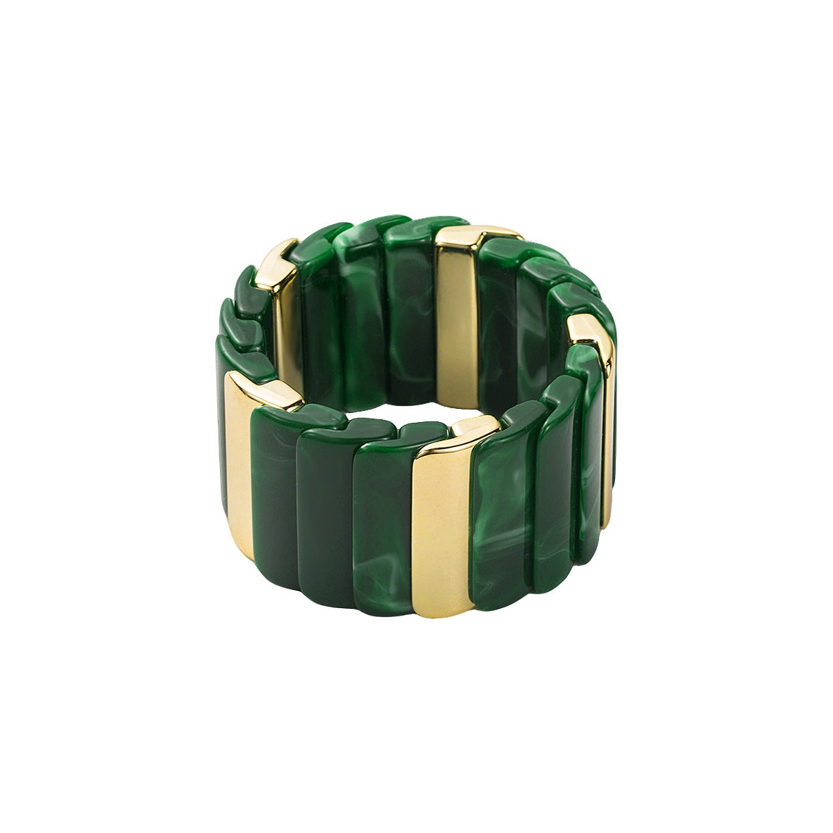 Fashion Exaggerated Geometry Irregular Resin Beaded Bracelet