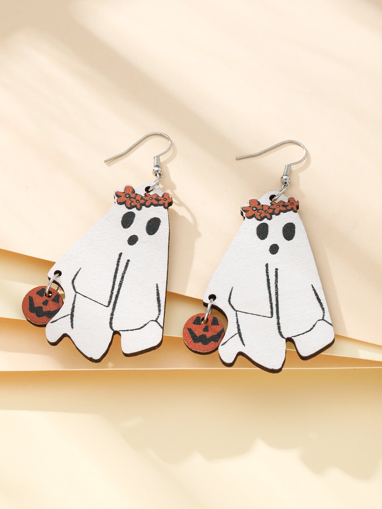 Cartoon Halloween Pumpkin Funny Personality Creative Ghost Earrings