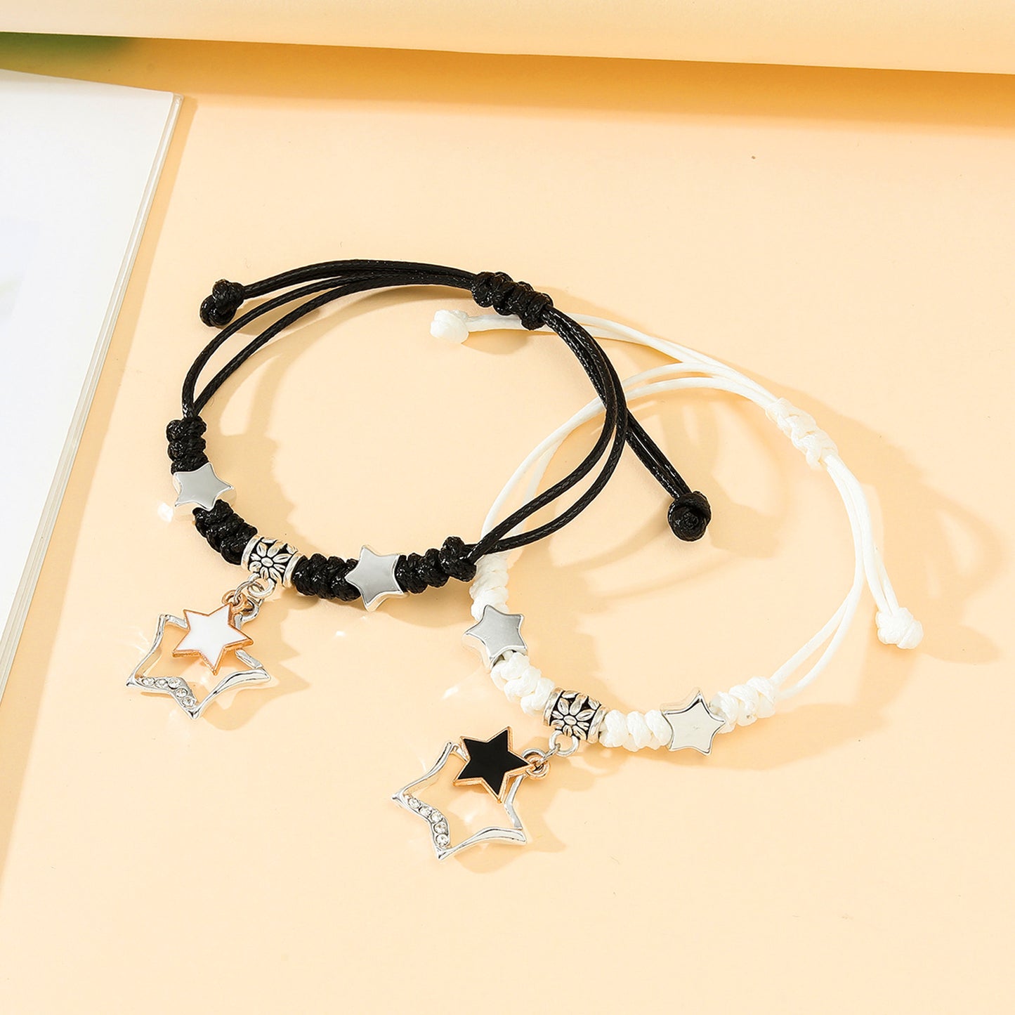 Personality Five-pointed Star Dorje Knot Card Bracelets