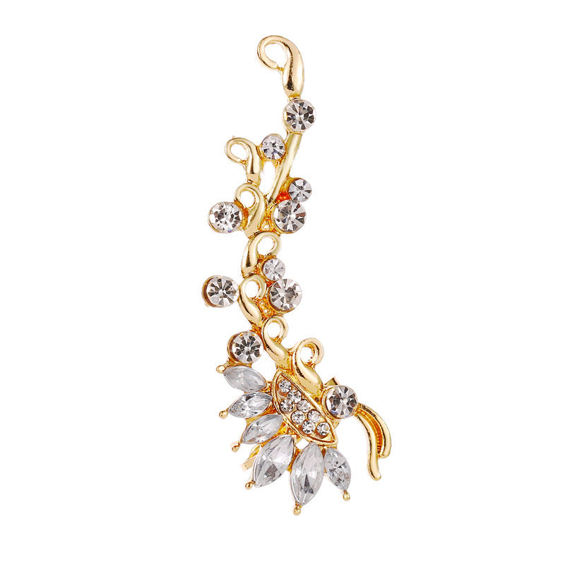 Temperament Butterfly Flower Single Hipster Catwalk Night Ear Clip
