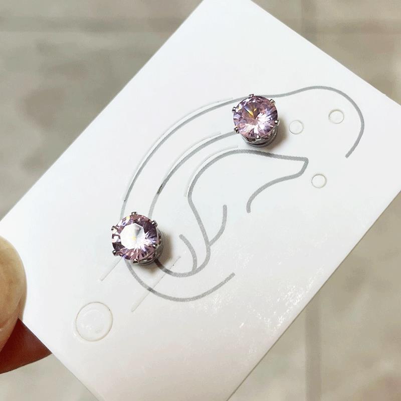 Super Flash Zircon Bone Nail Magnet Ear Clip