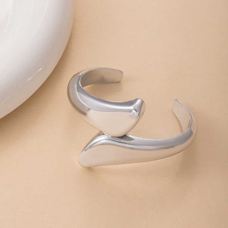 Electroplated Glossy Texture Open-ended Fashionable Exquisite Bracelets