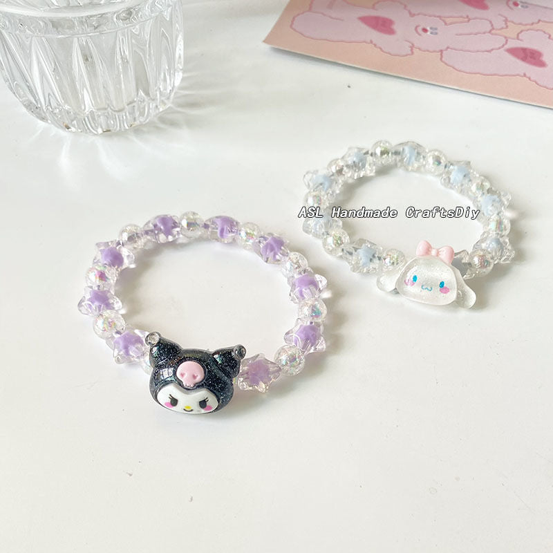 Bracelets à cordes de cristal Clow Super Fairy Sweet Couple pour femmes