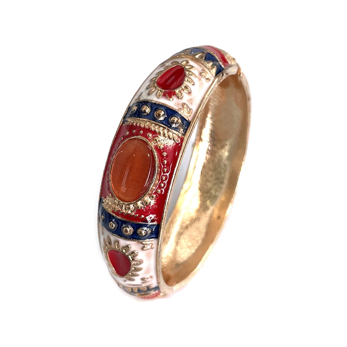 Cloisonne Open-ended Retro Color Matching Female Scenic Spot Bracelet