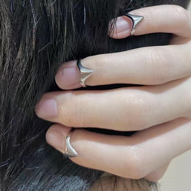 Women's Hip Hop Creative Nail Simple Cold Rings