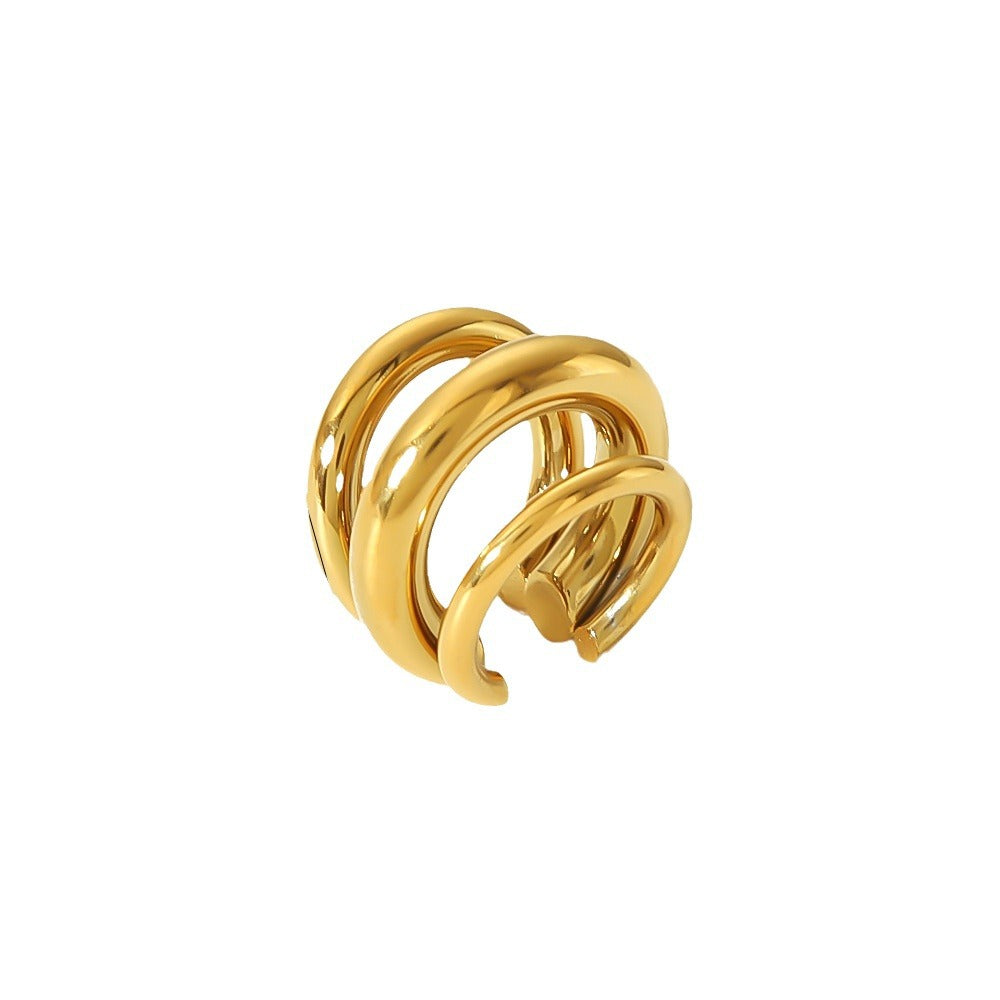 Summer Titanium Steel Clips No Pierced High-grade Sense Ear Clip