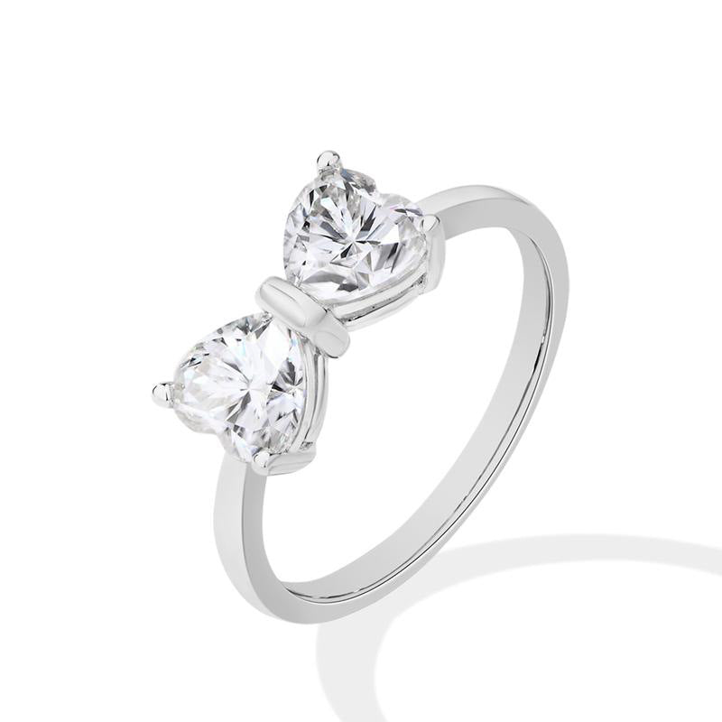 Tie Couple Gold High Craft Zircon Ring