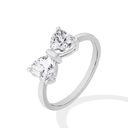 Tie Couple Gold High Craft Zircon Ring