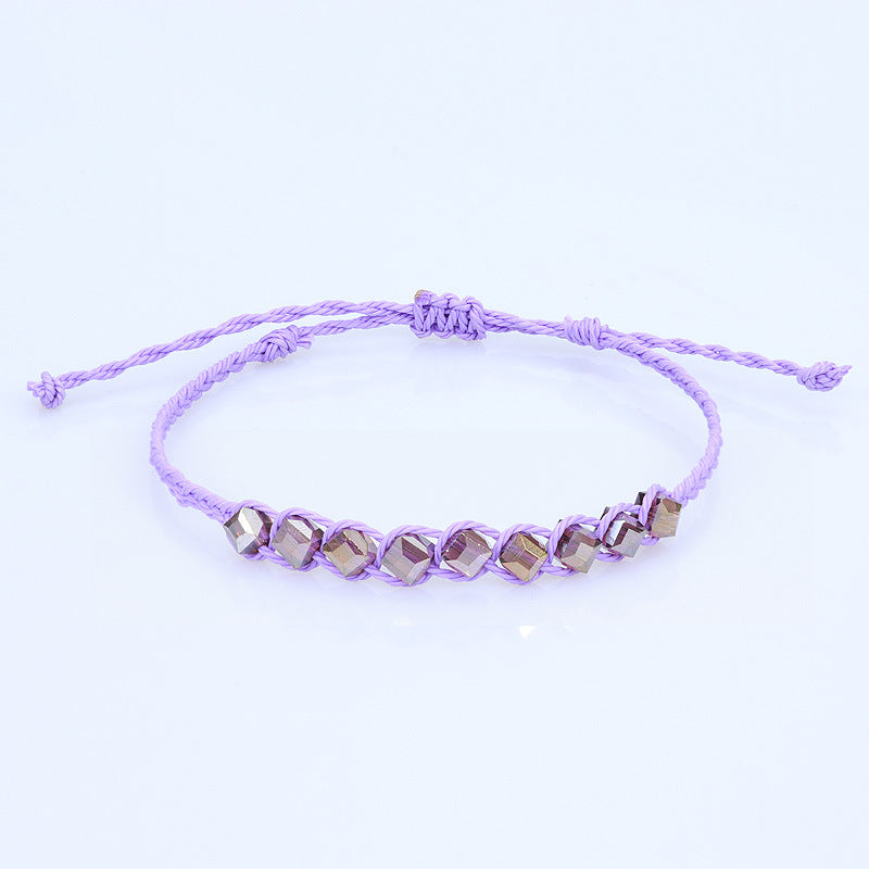 Women's Woven Waterproof Wax Line Bohemian Creative Elegant Bracelet