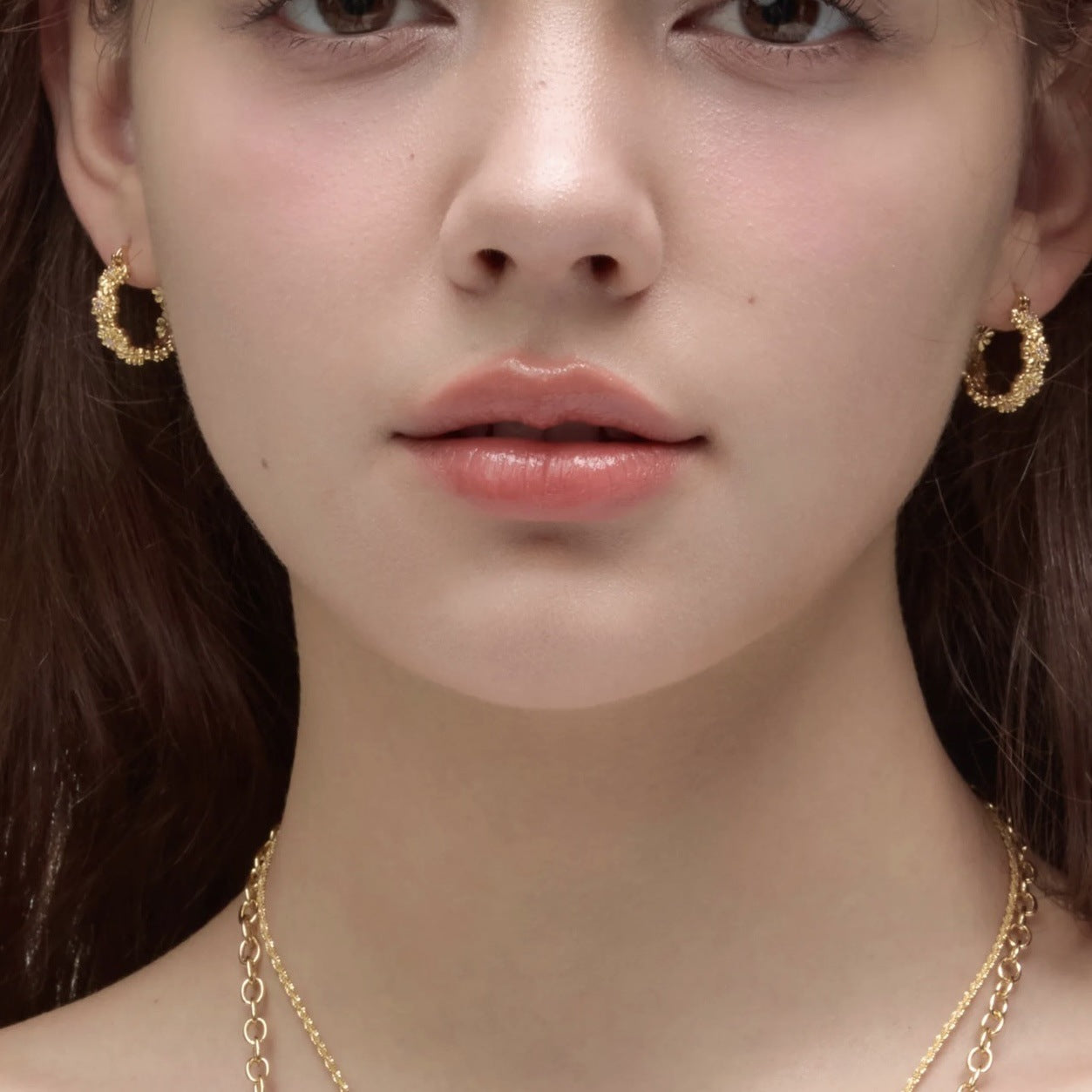 Ear Clip Female Flowers High Sense Niche Earrings