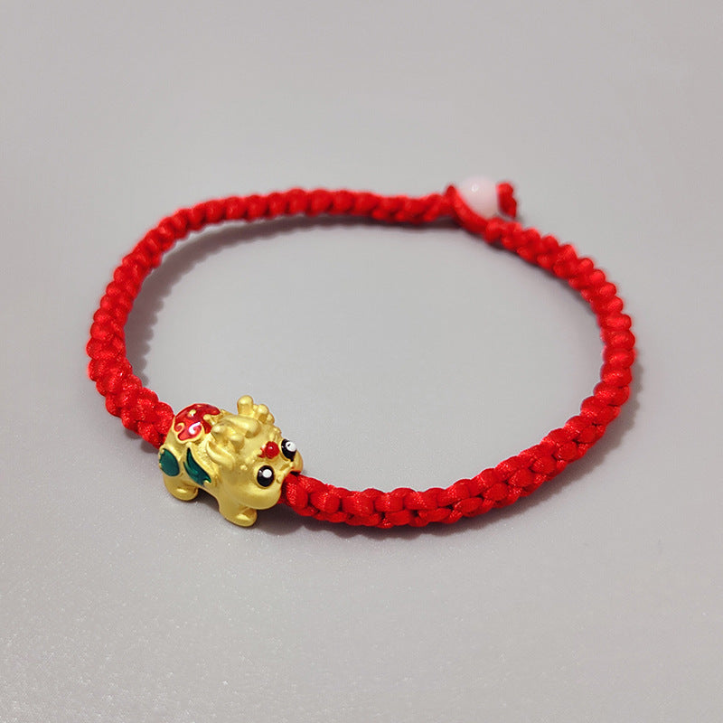 Gift Red Rope Money Drawing And Luck Changing Bracelets