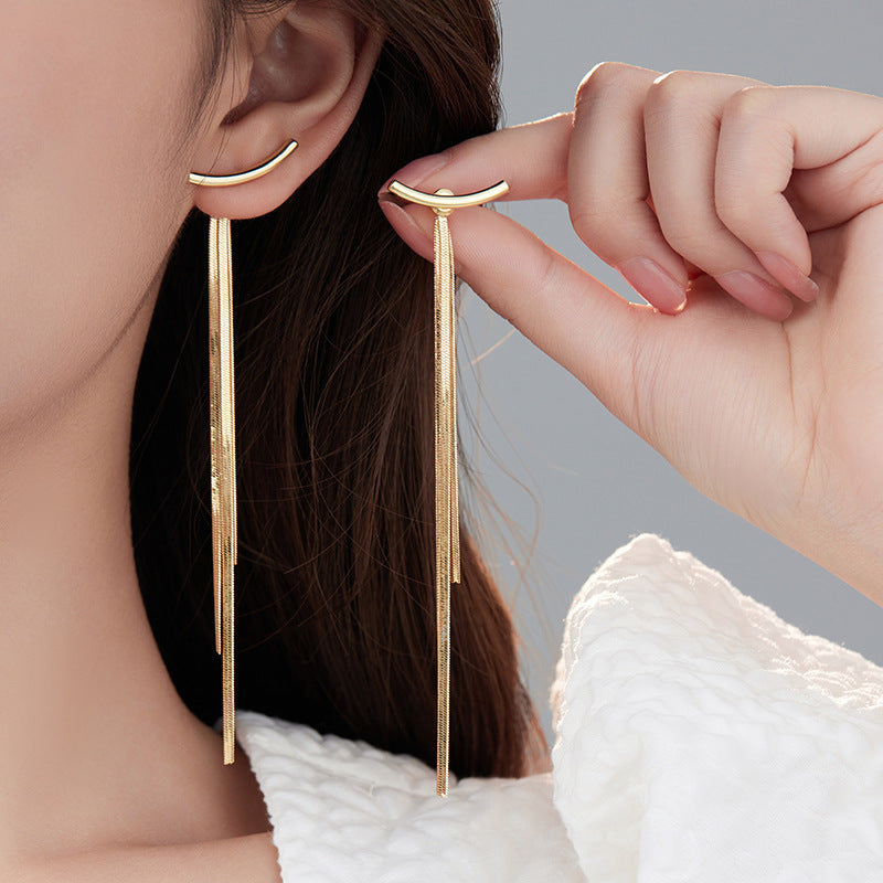 Women's Metal Long Fringe Summer Elegant High-grade Rings