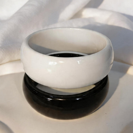 Women's Face Black White Simple Style Senior Bracelet