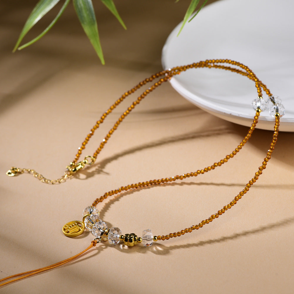Simple Fresh Clavicle Chain Universal Green Luxury Fashion Necklace