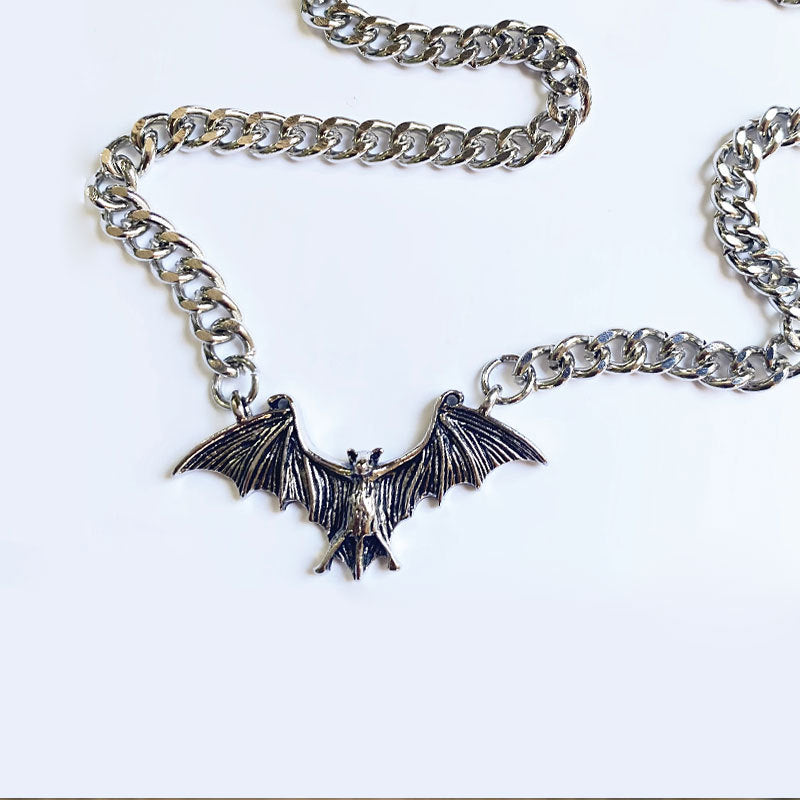 Handmade Jewelry Accessories Creative Horror Bat Necklaces