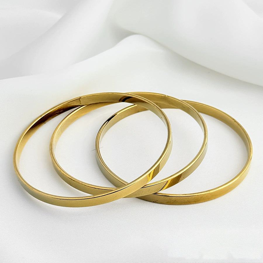 Steel Square Thread Twist Fashionable Elegant Without Changing Color Bracelets
