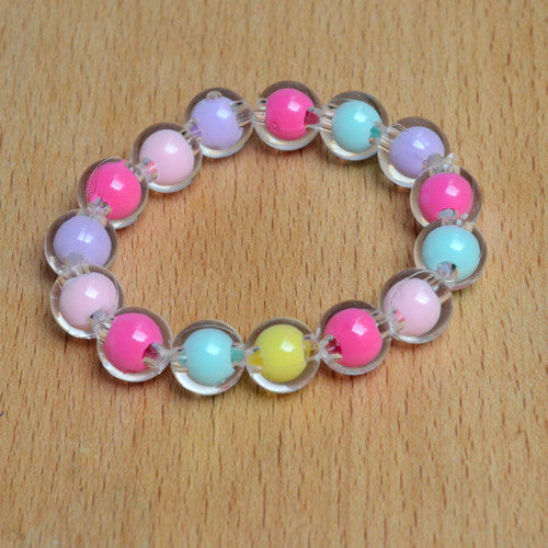 Children's Candy Princess Jelly Color Beaded Cute Bracelets