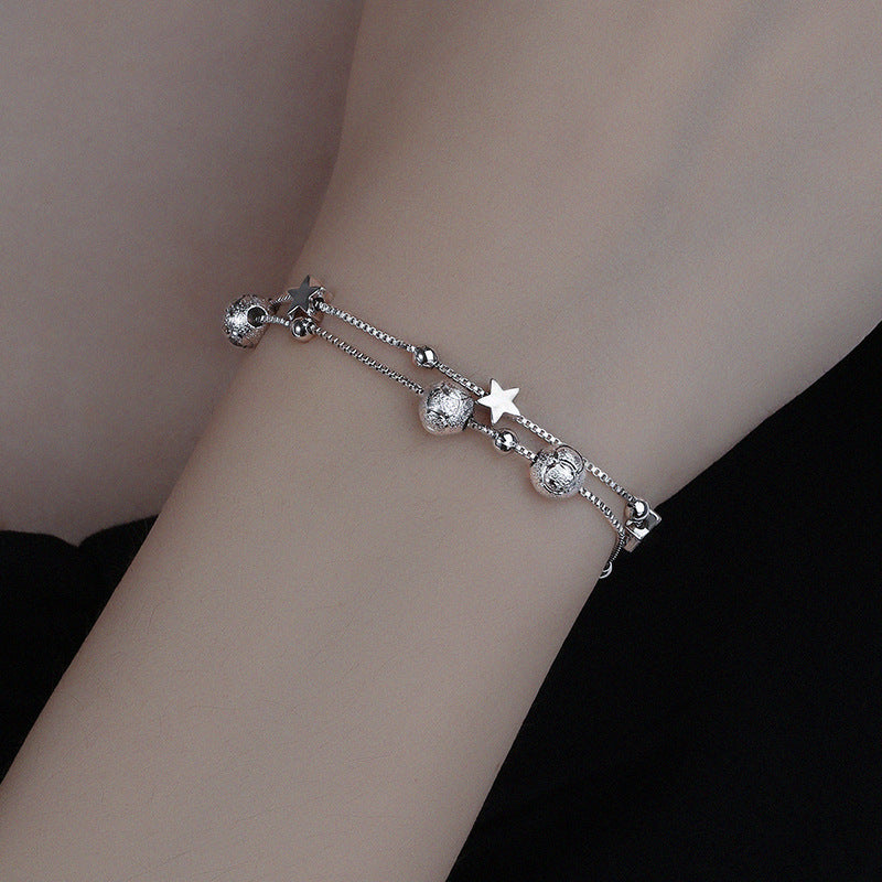 Round Five-pointed Star Female Korean Style Bracelets