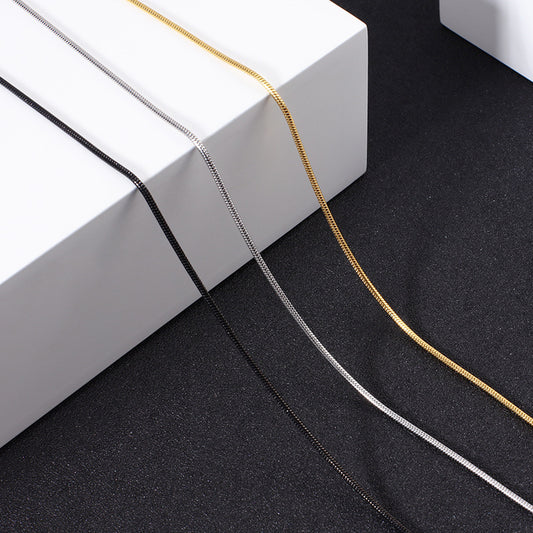 Snake Chain Exquisite Clavicle Lanyard Stainless Necklace
