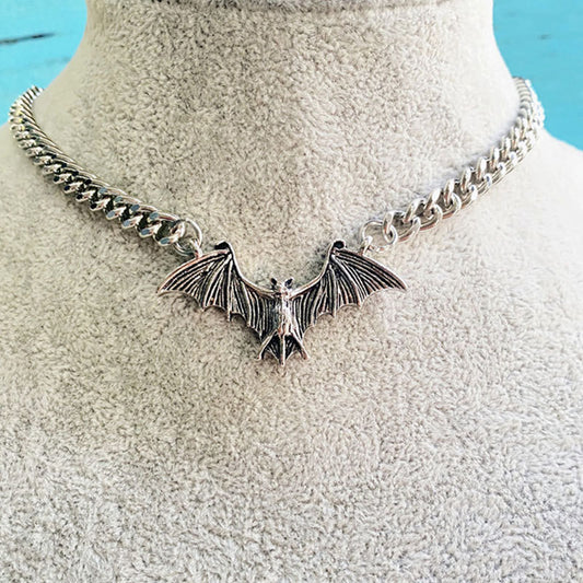 Handmade Jewelry Accessories Creative Horror Bat Necklaces