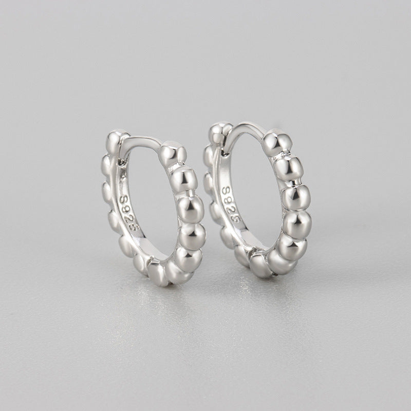 Women's Style Round Beads French Retro Temperament Summer High Sense Rings