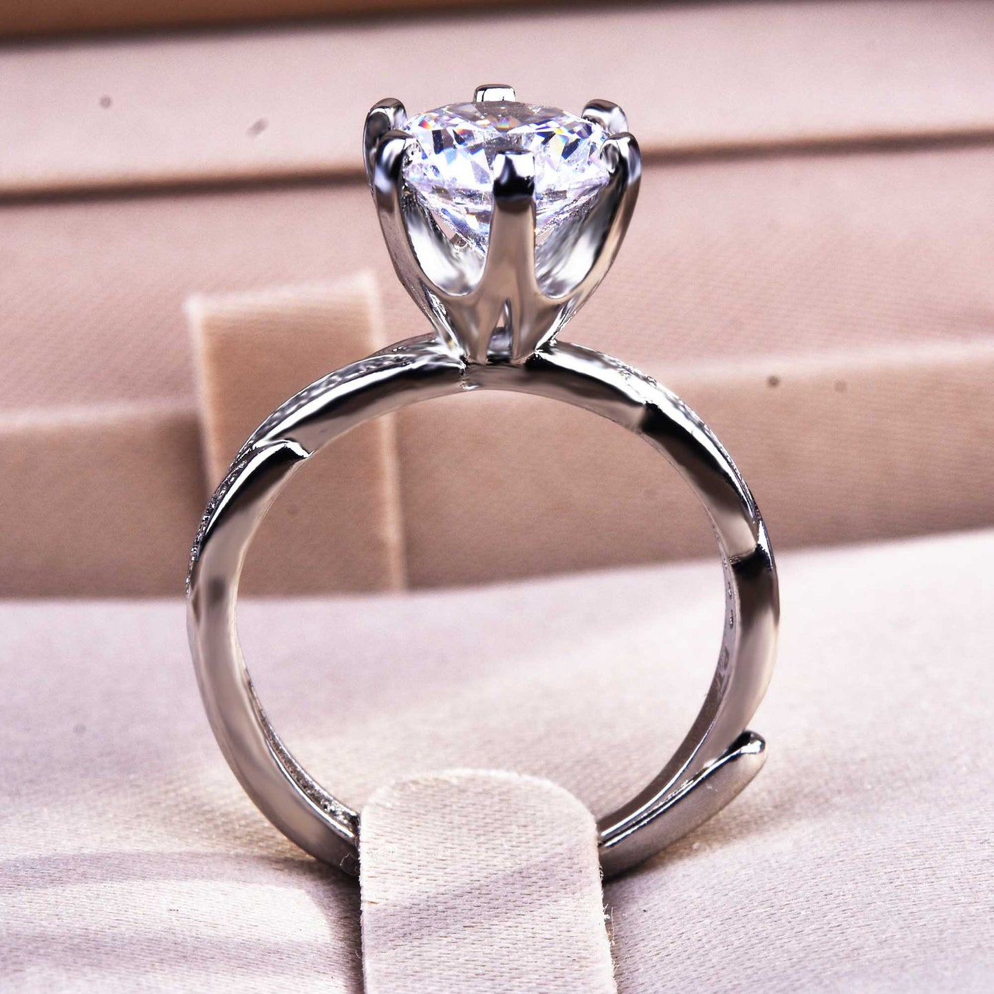 Moissanite Carat Eight Hearts And Arrows Rings