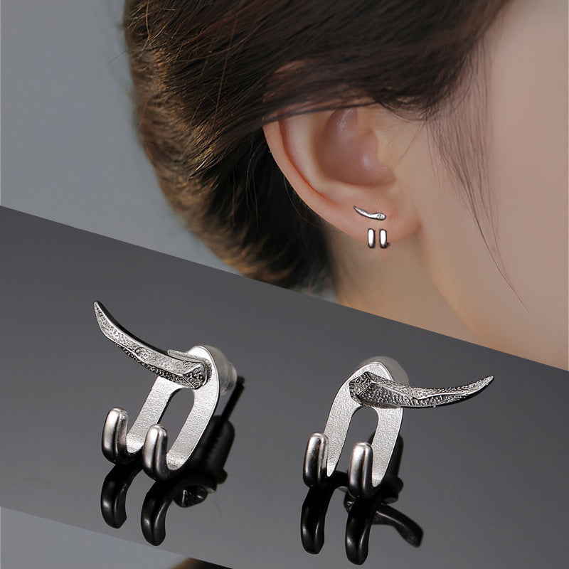 Women's & Men's Punk Horn For Trendy Combination Personality Design Avant-garde Modern Rings