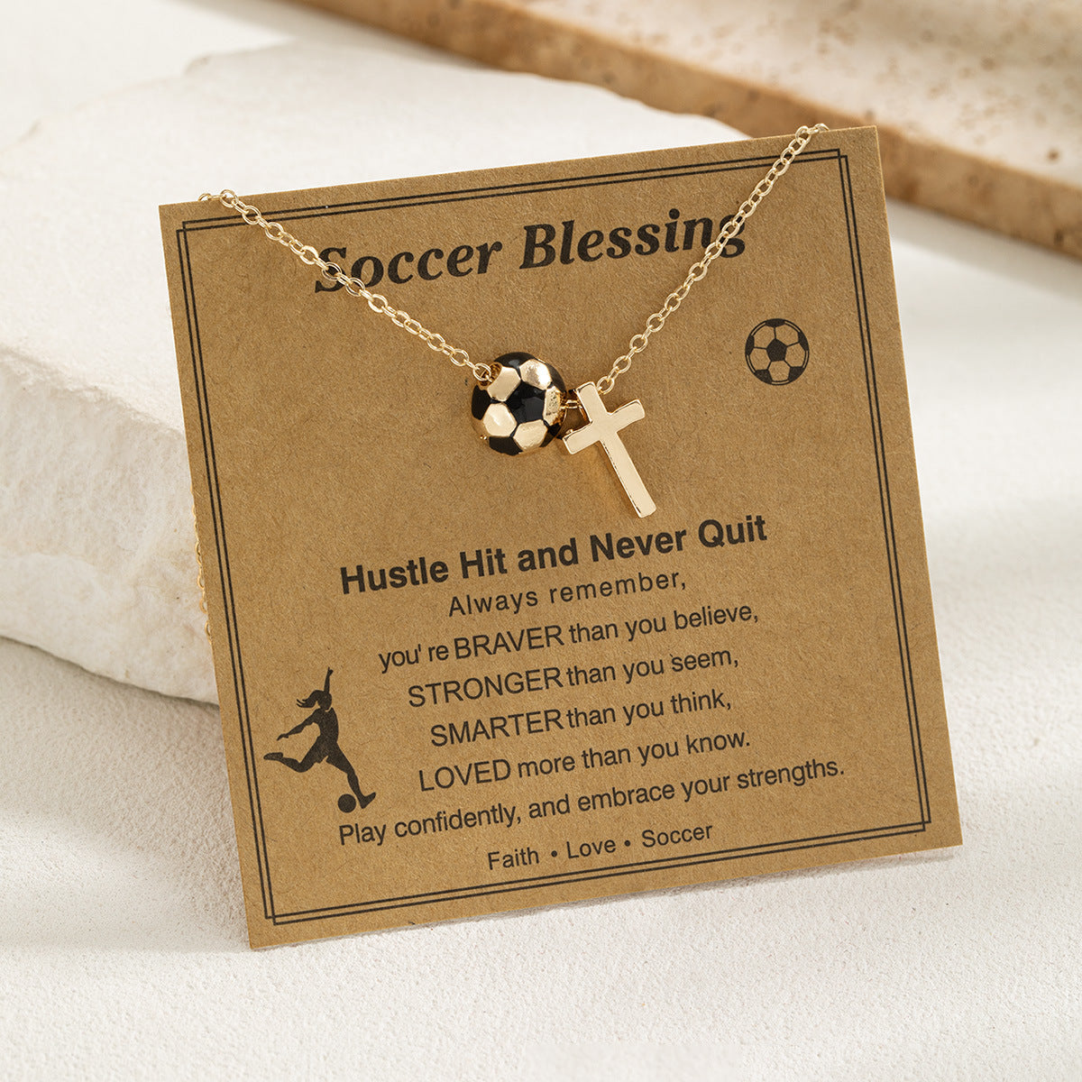 Sports Style Card Alloy Love Cross Basketball Necklaces