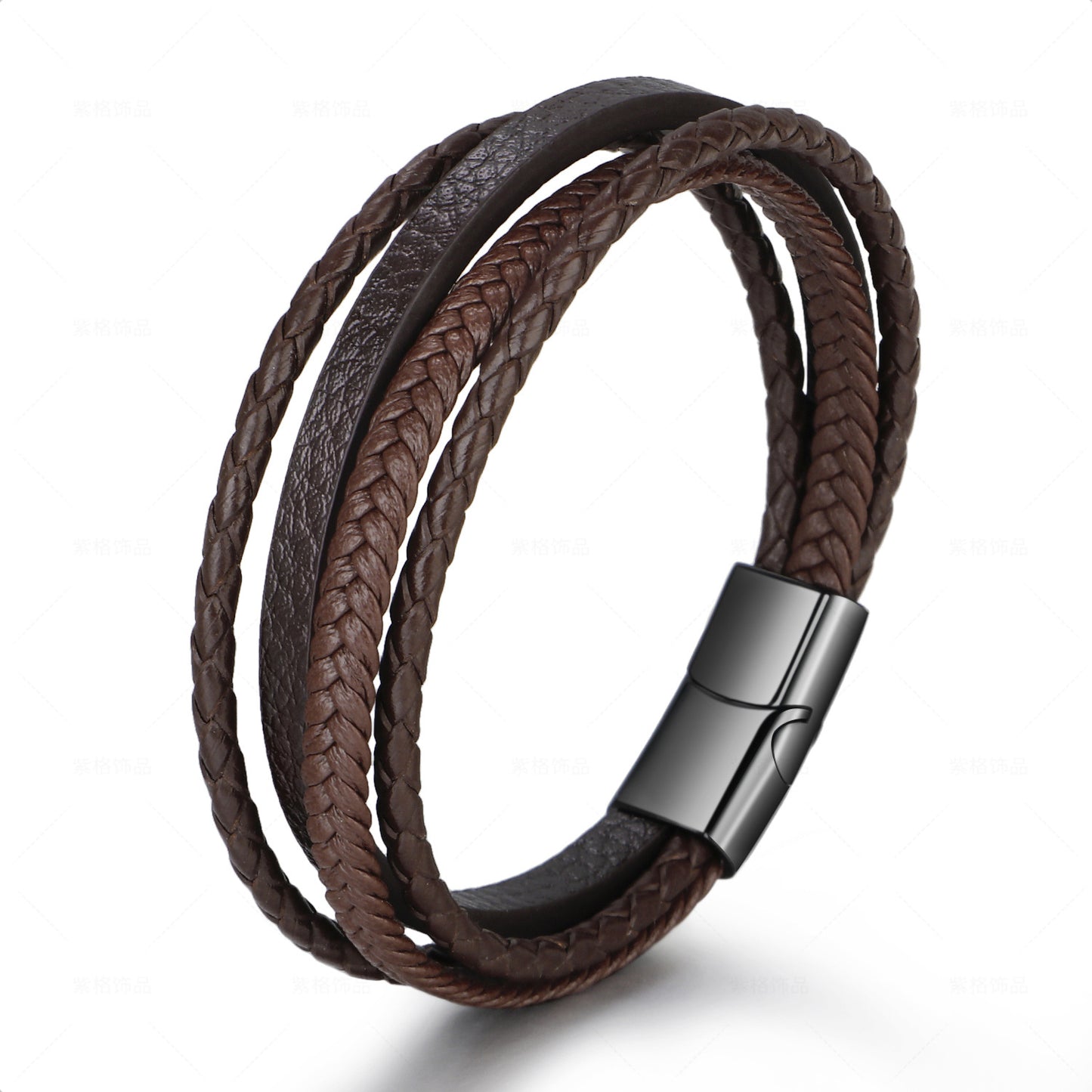 Men's Woven Vintage Leather Simplicity Hand Bracelets