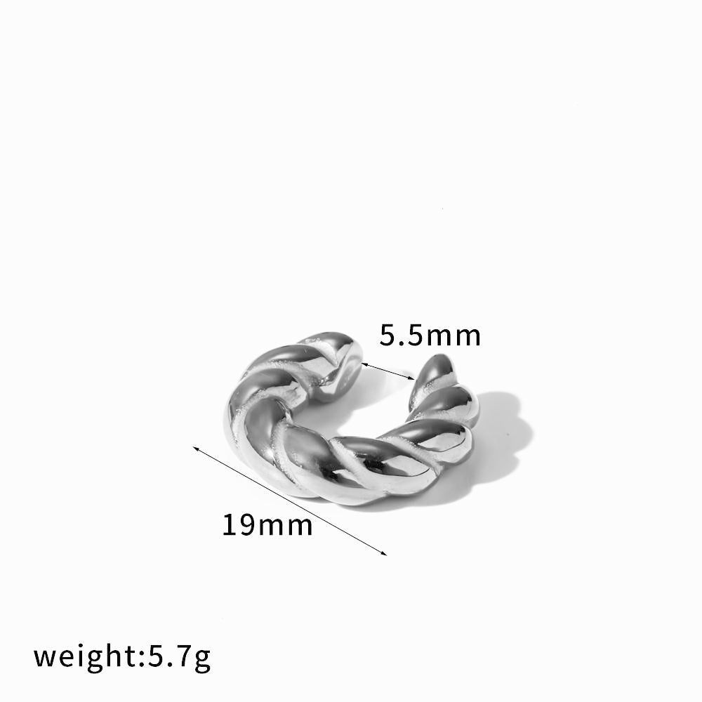 Titanium Steel No Pierced High-grade Gold Ear Clip