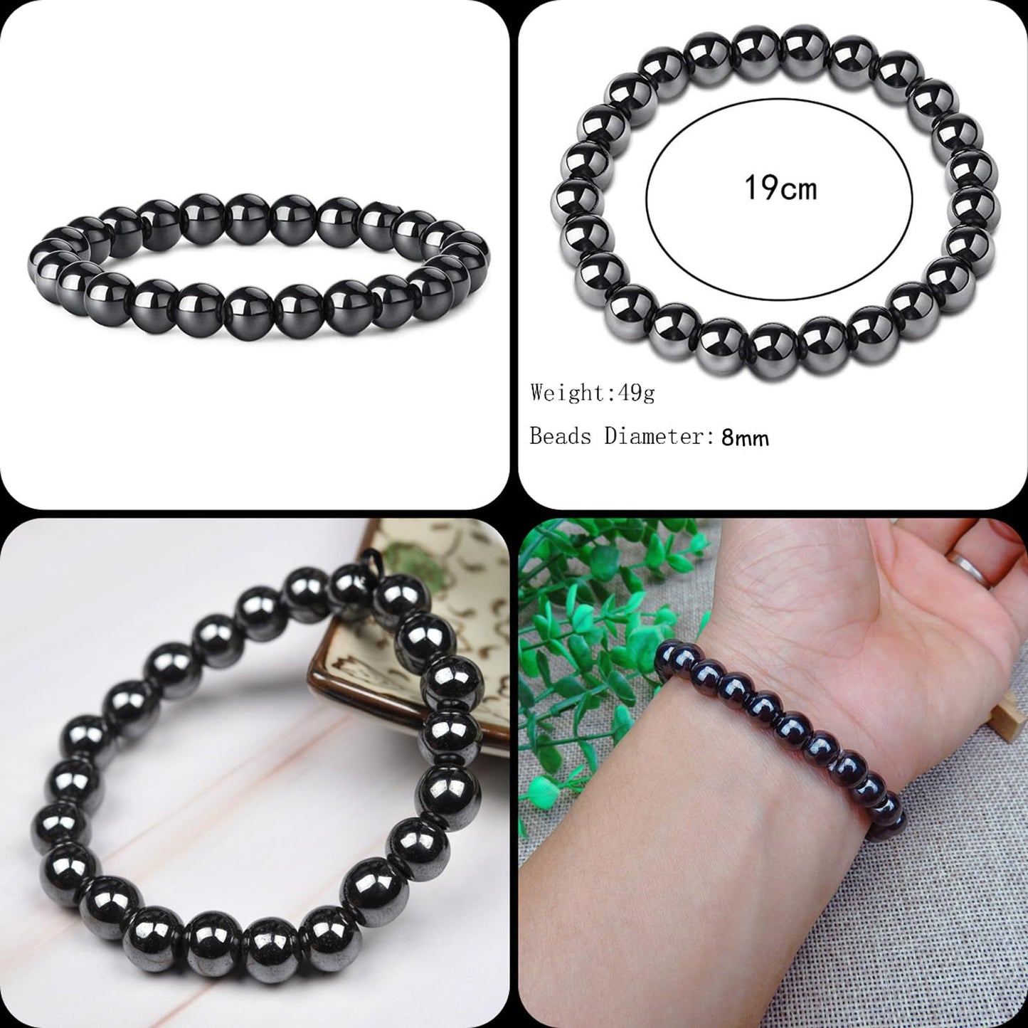 Men's Punk Chain Personality Hip Hop Rivet Bracelets