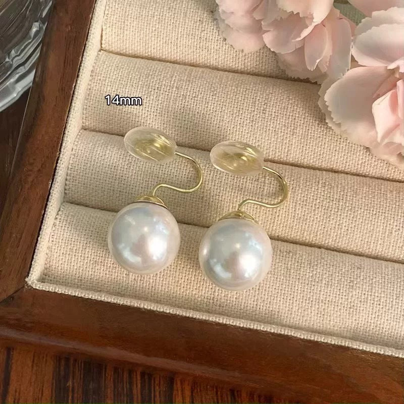 Style Elegant Faux Pearl Clips Female Mosquito Coil Niche Rings