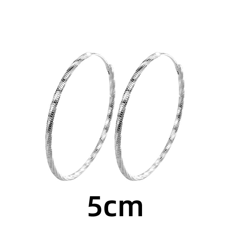Flash Starry Sky Clip Style Classy Face Ear Buckle