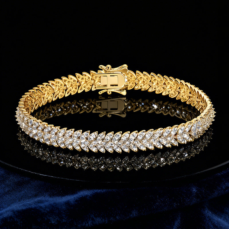 Tennis Chain Fashion Niche Sparkling Zircon Temperament Bracelets