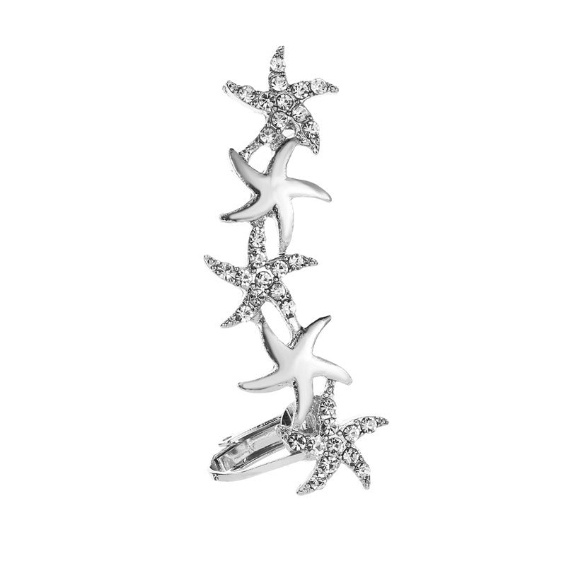 Temperament Butterfly Flower Single Hipster Catwalk Night Ear Clip