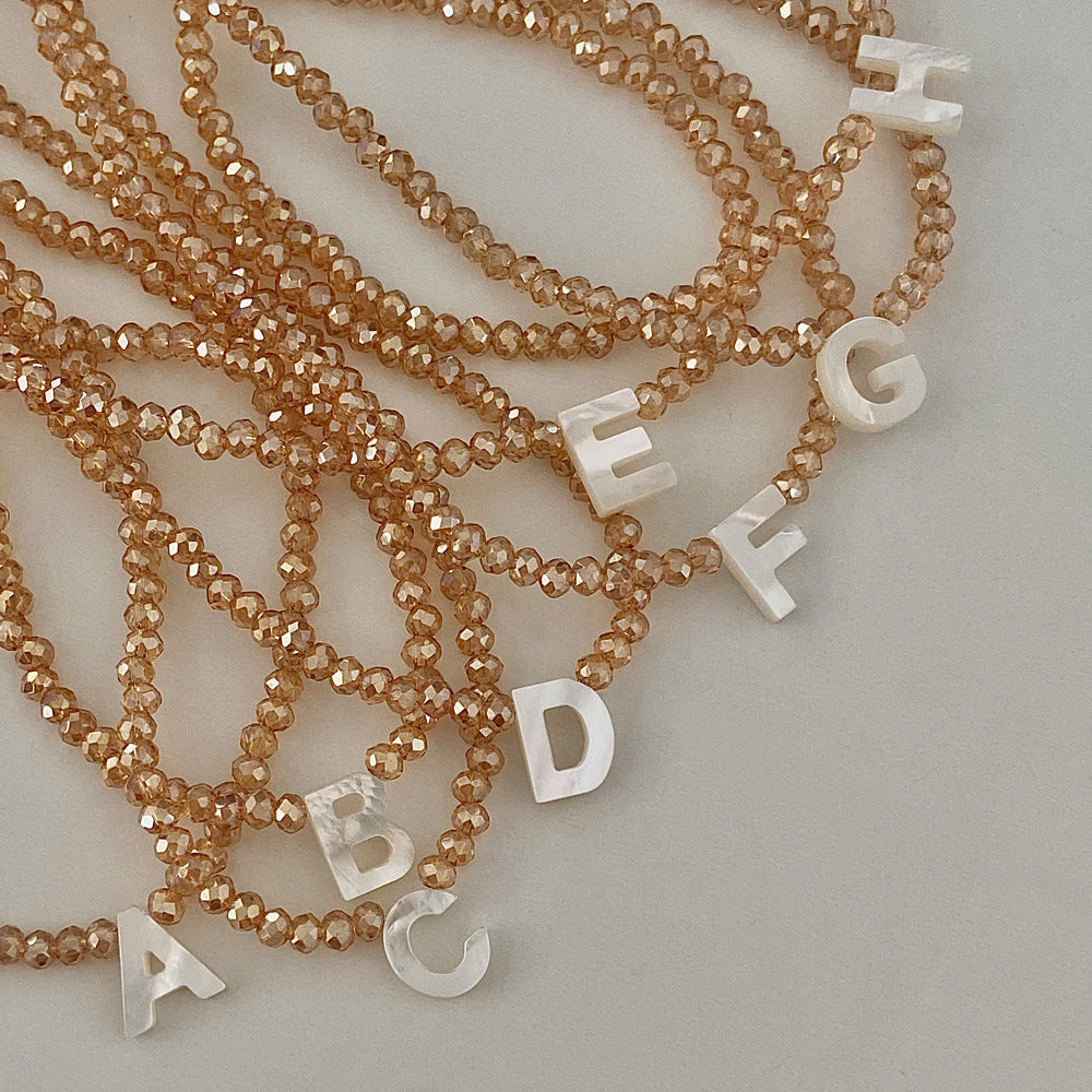 Fashion English Letter Pendant Design Sense Personalized Necklaces