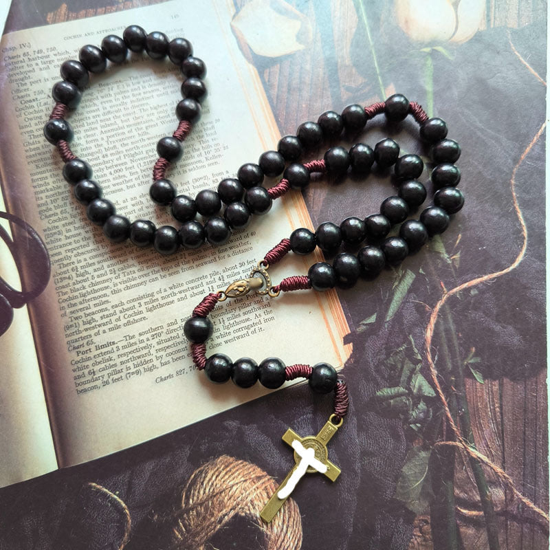 Women's & Men's Hand-woven Black Wooden Bead Beaded Trend Original Pendants