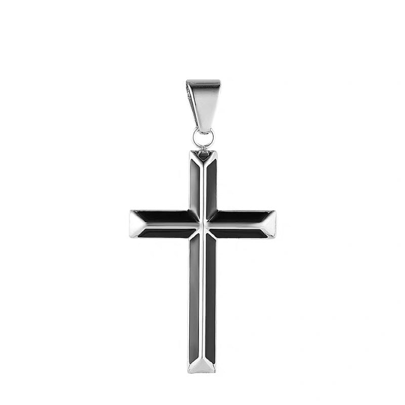Women's & Men's Simple Cold Two-color Cross Punk Hip Hop Pendants