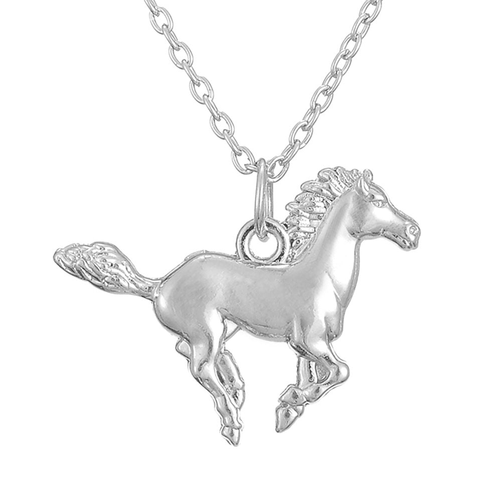 Ornament Ethnic Style Zodiac Horse Glossy Necklaces