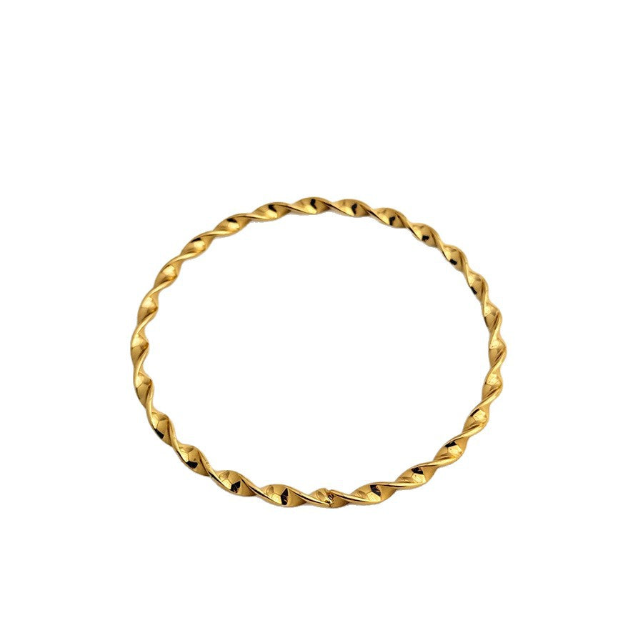 Steel Square Thread Twist Fashionable Elegant Without Changing Color Bracelets
