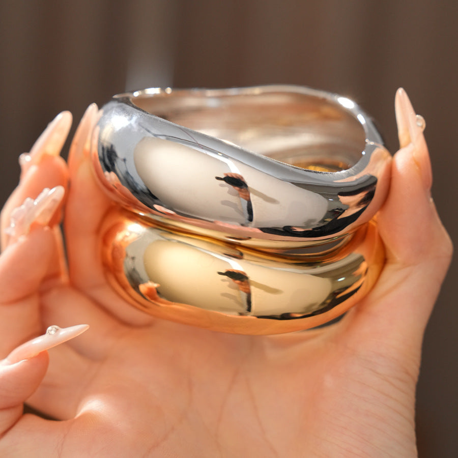 High-grade Irregular Open-ended Personality Design Exaggerated Bracelet